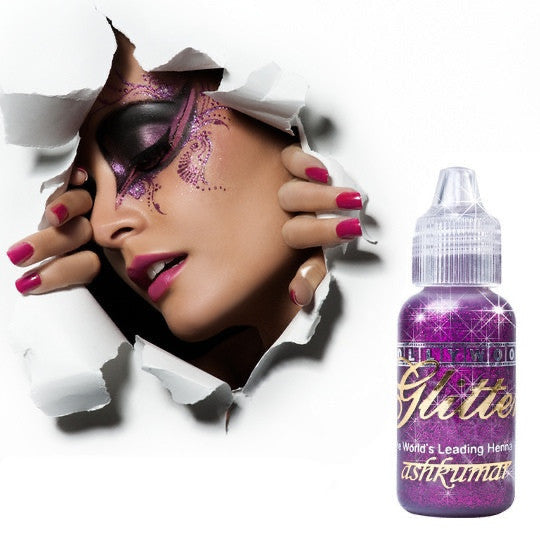 Full Colour Range AK Glitter Gels