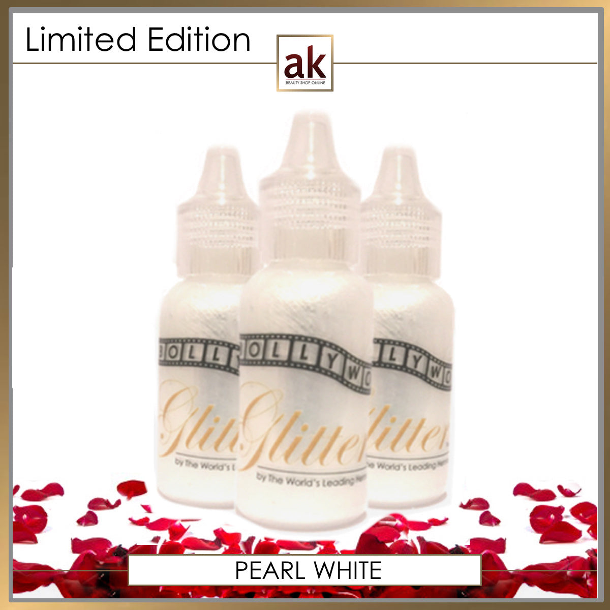 Full Colour Range AK Glitter Gels