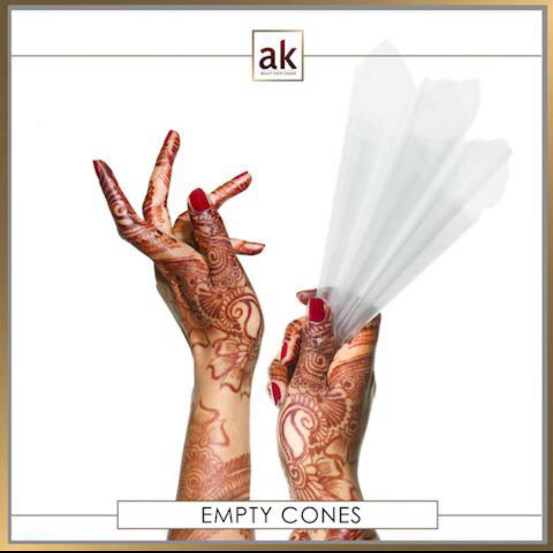 AK STARTER HENNA KIT WITH OIL & 10 EMPTY CONES